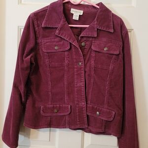 Chadwicks Women's Corduroy Jacket - Rich Purple